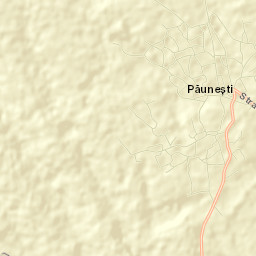 Comuna Păuneşti Street Map