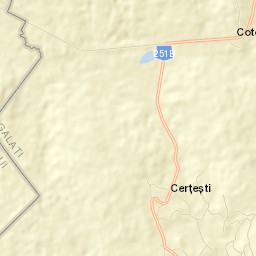 Cerţeşti Street Map