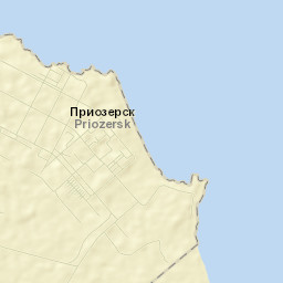 Priozersk Street Map