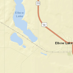 Elbow Lake Street Map