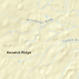 Keswick Ridge Street Map