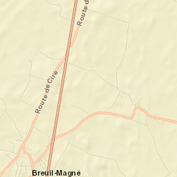 Breuil-Magné Street Map