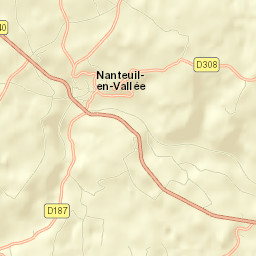 Nanteuil-en-Vallée Street Map