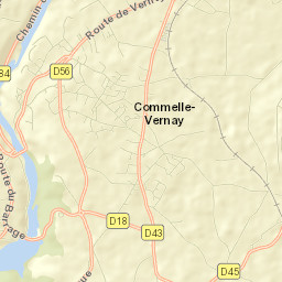 Commelle Street Map