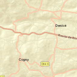 Cogny Street Map