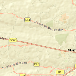 Gleizé Street Map