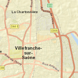 Villefranche-sur-Saône Street Map