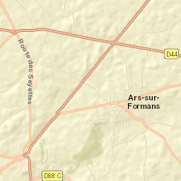 Ars-sur-Formans Street Map