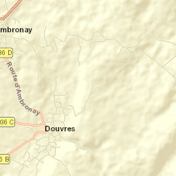 Ambronay Street Map