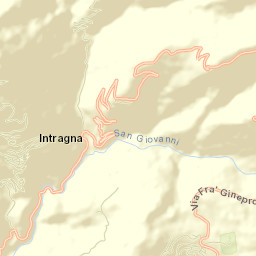 Intragna Street Map