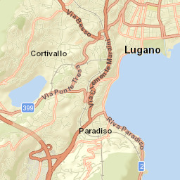 Sorengo Street Map