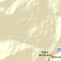 Roncone Street Map