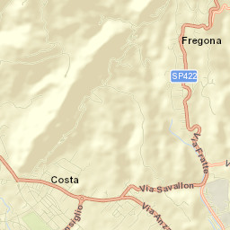 Fregona Street Map