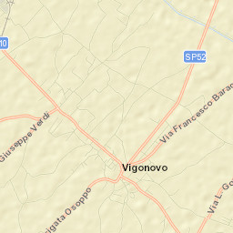 Vigonovo-Fontanafredda Street Map