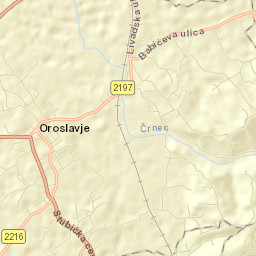 Oroslavje Street Map