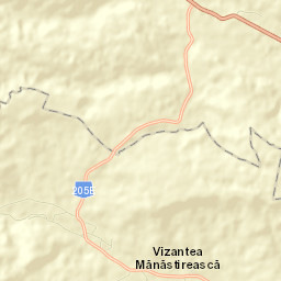 Vizantea-Mânăstirească Street Map