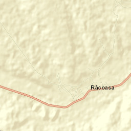Comuna Răcoasa Street Map