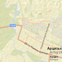 Artsyz Street Map