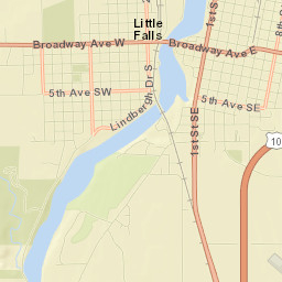 Little Falls Street Map