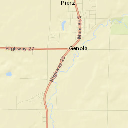 Pierz Street Map