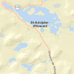 Saint-Adolphe-d'Howard Street Map