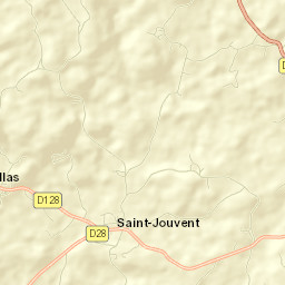 Saint-Jouvent Street Map