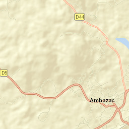 Ambazac Street Map