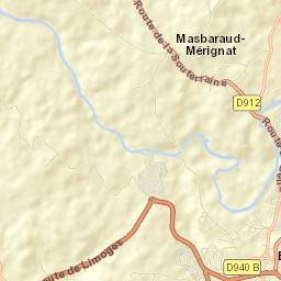 Bourganeuf Street Map
