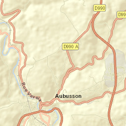 Aubusson Street Map