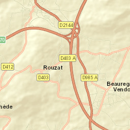 Combronde Street Map