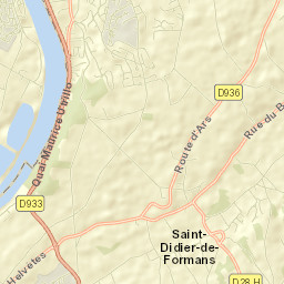 Jassans-Riottier Street Map