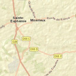 Sainte-Euphémie Street Map