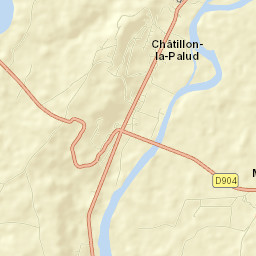 Châtillon-la-Palud Street Map