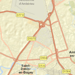 Ambérieu-en-Bugey Street Map