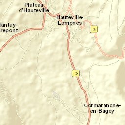 Hauteville-Lompnes Street Map