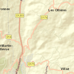 Saint-Martin-Bellevue Street Map