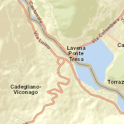 Cadegliano-Viconago Street Map