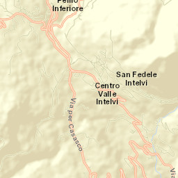 San Fedele Intelvi Street Map
