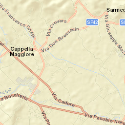 Sarmede Street Map