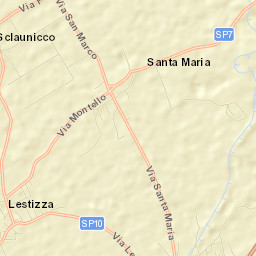 Lestizza Street Map