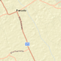 Percoto Street Map