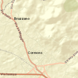 Cormons Street Map