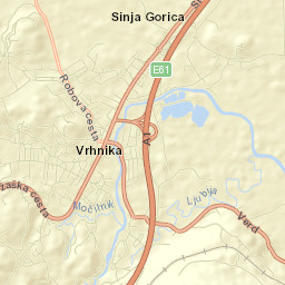 Vrhnika Street Map