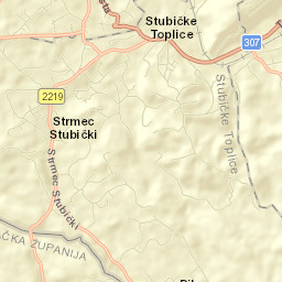 Stubičke Toplice Street Map