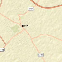 Bóly Street Map