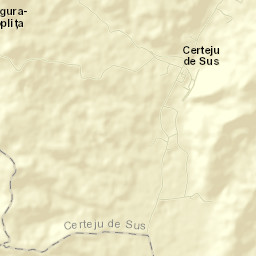 Certeju de Sus Street Map