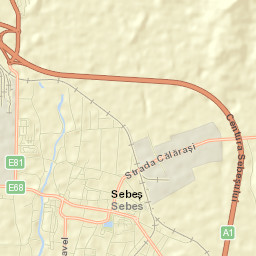 Sebeş Street Map