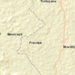 Comuna Moviliţa Street Map