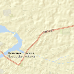 Novopokrovskaya Street Map