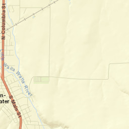 Milton-Freewater Street Map
